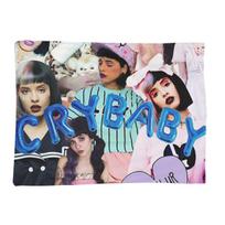Melanies Singer Cry Baby Martinez Music Album Travel Blanket Flannel Throw Blanket Cover for Bed Living room Picnic Travel Sofa Size: 75*100cm, Weight: 230 GSM