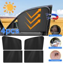 4Pcs Car Side Window Sun Shades With Magnets Strong-Light Blocking UV Protection Privacy Shades Auto Accessories juoda
