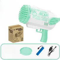 80-Hole Bazooka Bubble Machine, Children'S Blowing Bubble Toy, Gatling Angel Bubble