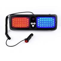 TASWK 86 LED Priekinio stiklo Didelio ryškumo LED Teisėsaugos Avarinio pavojaus įspėjimo Stroboskopinė lemputė Tinka komerciniam sunkvežimiui, laivui, automobiliui (Raudona Melyna) raudona