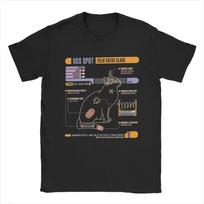 Men USS Spot Stars Treks T Shirts Pure Cotton Tops Novelty Short Sleeve Round Collar Tees Gift Idea T-Shirt S juoda