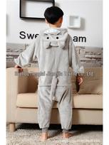 Cross-border Cartoon Animal Flannel Onesie Pajamas for Kids - Cute Homewear Play Costume for Boys and Girls 140 cm
