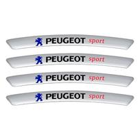 For Peugeot 308 408 508 RCZ 208 3008 2008 206 207 108 406 407 408 206 207 208 306 307 4Pcs Auto Wheel Hub Badge Tire Rim Stickers Accessories balta
