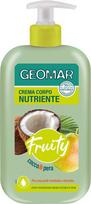 GEOMAR FRUITY maitinamasis kūno kremas su kokosų ir kriaušių aromatu, 500 ml