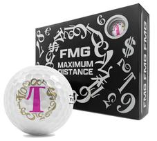 Frank Miura Golf High Rebound 332 White Ball, Spin, Rotation, R&A Approved, 2-Layer Construction, 0.78, Dimples, Medium-High Trajectory, balta