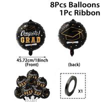 Graduation Balloon Bunch Graduation Party Decoration for Home Congrats Gard Balloons Set Class of 2025 Graduation Party Supplies