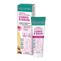 GEOMAR Depiliacinis kūno ir bikinio kremas su migdolų aliejumi ir taukmedžio sviestu, 150 ml