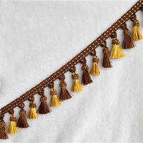 2 Meter Colorful Fringe Trim Lace Ribbon Curtain Home Decoration Tassel Craft Upholstery Bed Clothes Curtains Accessories 2M
