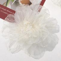 Organza Material DIY Accessories Fabric Flower Wedding Dress Accessories  Wedding smėlis