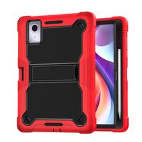 Case Compatible with Lenovo Idea Tab 11 2025/Tab K11 Gen 2 Tablet, 11 Inch with Stand Anti-Shock Dual Layer Case raudona