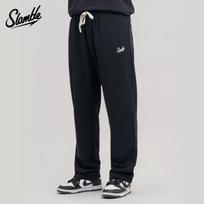 Slamble Straight-leg Terry Basketball All-Match Sweatpants M juoda