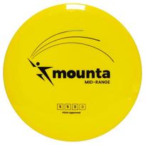 Diskgolfo diskas MOUNTA Mid-Range 174g Geltonas