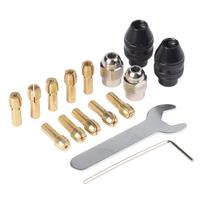 Easy Change Keyless Chuck for Rotary Tools Adapter for Various Attachments