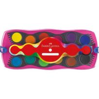 Akvareliniai dažai Faber-Castell Connector, 12 sp.