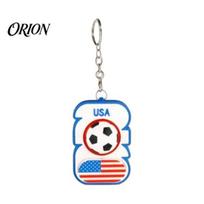 USA Football Pendant Keychain Pendant, Fidget Spinner with Whistle And Sound Button, American Compact Key Ring Flag 3D Print Lightweight Stress Relief balta