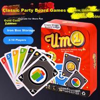 Iron Box Playing Cards, Thickened Coated Paper, Wushino Brand Tabletop Card Game, Multiplayer Entertainment Game for Family Gatherings