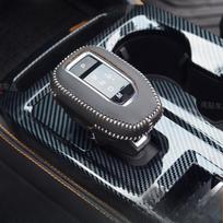 2023-2025 Ford Ranger Odinis Pavarų Perjungimo Svirties Dangtelis Rankomis Siūtas Pavarų Svirties Rankena Elektroninis Dėklas Odinis Dėklas Interjero Aksesuarai A gray