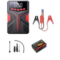 Car Jump Starter & Tire Inflator 2-in-1, Heavy Duty Battery Booster with Power Bank for 12V Petrol/Diesel Vehicles Carton set