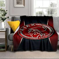 AFC Ajax Emblem Design Portable Blanket/Soft Blanket Bedding Blanket Suitable for Travel Camping Living Rooms Offices Sofas Fan Gifts 75x90cm