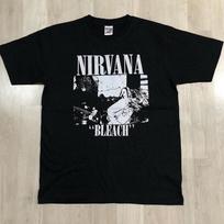 Nirvana Bleach Album Cover Black Graphic T-shirt S