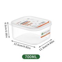 700/900/1000/1400Ml Refrigerator Frozen Meat Storage Box Fresh-Keeping Box Superimposed Organizadores Food Storage Containers S