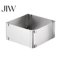 Cake Molds for Baking Stainless Steel Pan, Durable Nonstick Square Home Kitchen Decorating Tin, Easy Release Reusable Mold, Supplies Pastry Desserts 1