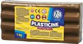Plastelinas Astra 1 kg, rudos spalvos