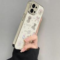 OPPO Reno 13 Pro Phone Case Women Full Coverage Silicone Cover With Mirror Finish Strawberry Animal Cartoon Design Anti-Drop OPPO Reno 13