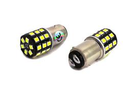 2 vnt LED lemputė BAY15D P21/5W 12-24V 1100lm CANBUS balta