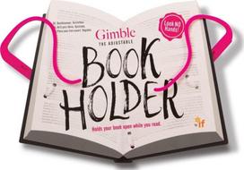 "Gimble Book Holder" rožinis planšetinio kompiuterio knygų laikiklis - IF