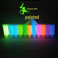 15g Rankomis tapomi švytintys fluorescenciniai kūno dažai naktiniams vakarėliams, gimtadieniams ir Helovinui Dark Blue - 1 piece