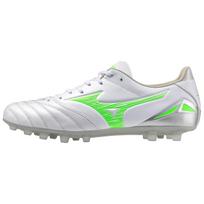 Mizuno Morelia Neo 4 Pro Comfortable AG (Rubber Short Studs) Slip-Resistant Durable Soccer Shoes Unisex Soccer Shoes White Green P1GA253537 40.5