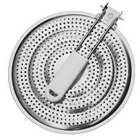 Stainless Steel Pot Pad Thermal Pad 20cm Thermal Protection Conductive Pad, Double-layer Pot Pads Kitchen Accessories Tools