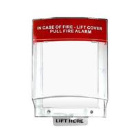 Quick Install Fire Button Shield Plastic Housing Wall Mounted Safety Enclosures for Schools Hospitals Easy to Install 1