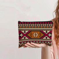 Oil painting cat printing can store bags, outdoor multifunctional portable cosmetic bags, daily matching clutches sf-30 įvairiaspalvis