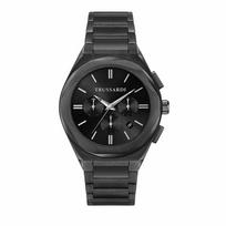Laikrodis TRUSSARDI R2453156002. Kwarcowy, Kolor juoda. Mężczyzna.