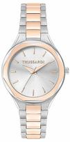 Laikrodis TRUSSARDI R2453157504. Kwarcowy, Kolor balta. Kobieta.