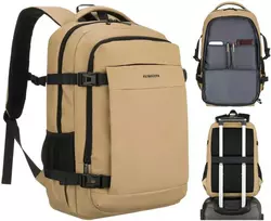 Didelė kuprinė unisex Peterson, chaki K22