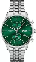 Hugo Boss Laikrodis BOSS 1513975. Kvarcas, Spalva žalia. Žmogus.