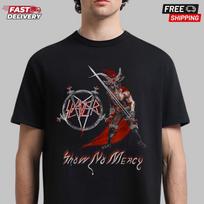 Slayer Show No Mercy T-Shirt Legend Heavy Metal Shirt Gift for Fans Unisex T-Shirt S