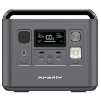 Aferiy P010 Portable Power Station 800W 512Wh Outdoor Generator 8 Outputs 1.5H Full Charge 3500+ Cycles Lifepo₄ Battery-Eu Plug Aferiy P010