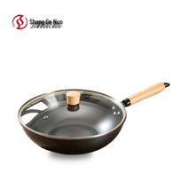 Shanggenuo SGNCG-065 Uncoated Iron Wok