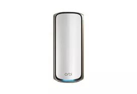 NETGEAR Orbi 970 Series Quad-Band WiFi 7 belaidžio tinklo palydovas, pilka spalva, vidinės antenos