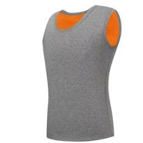 Men Thermal Underwear Man Sleeveless Vest Autumn WinterThermo Lingerie Men's Warm Top Thickening Thermo Vest Undershirt M pilka