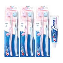 Crest Velvet Gum Care Toothbrush & Anti-Plaque Toothpaste Bundle