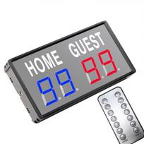 Wireless Portable Digital Score Keeper 4-Digit Mini Electric Scoreboard  Tabletop LED Scoreboard