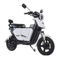 BEZIOR XIAONIU A Suaugusiųjų Elektrinis Motociklas 1500W Variklis 48V 20AH Baterija 12  Padanga Elektrinis Motociklas Sunkvežimis Kelioninis Dviratis balta