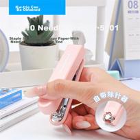 KW-Trio No. 10 Stapler, Small Size, Thumb-Pressed, Fresh Design, Mini Stapler for Students