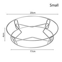 1Pcs Stainless Steel Kitchen Steamer Wok Rack Thickened Steamer Pan Rack Holder New Pot Rack Small