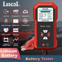 Lancol Micro 500 12V Car Battery Tester 40-3000 CCA  Lithium/Lead Acid Battery with LED Display Diagnostic Tool Battery Analyzer